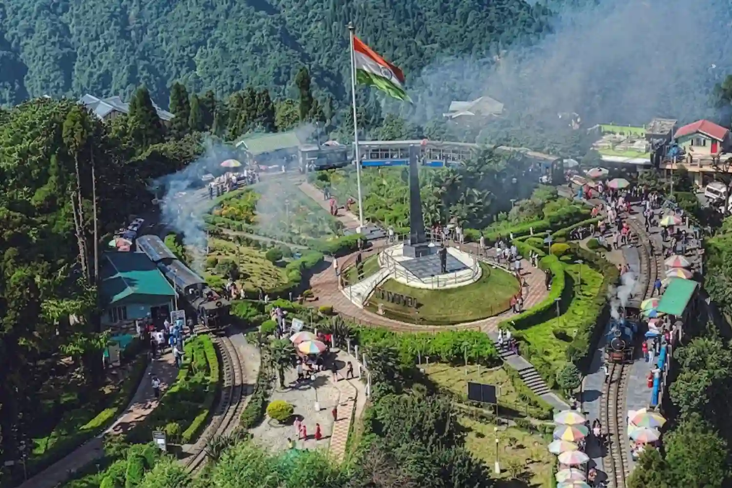 Batasia Loop in Darjeeling Tour with TS Tour and Travels