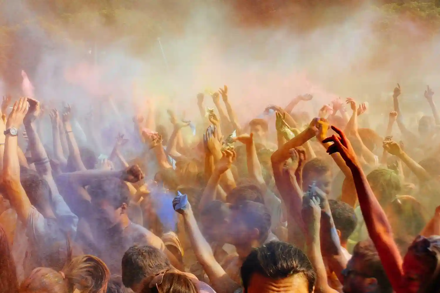 Playing Holi in Sundarban
