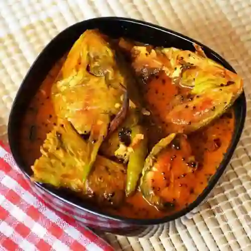 Traditional Hilsa Head Curry served at Sundarban Hilsa Festival