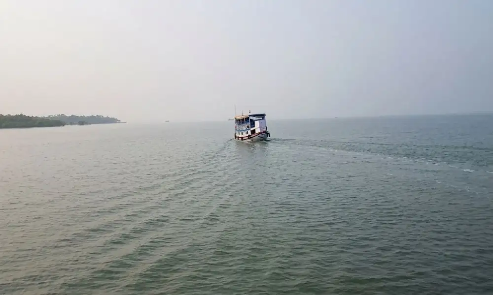 Panchamukhani Five River Junction in Sundarban